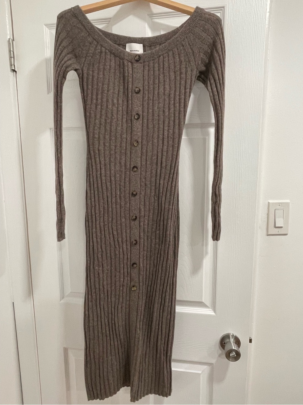 Reformation Nara Recycled Cashmere Sweater Dress Small